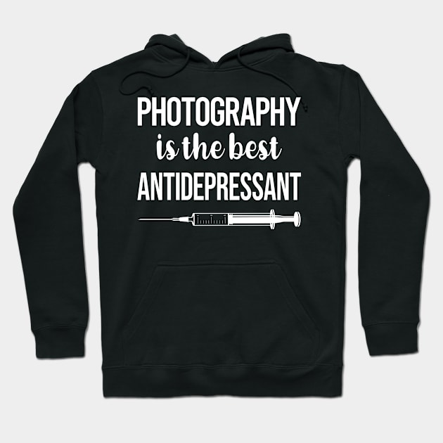 Antidepressant Photography Photographer Camera Hoodie by symptomovertake
